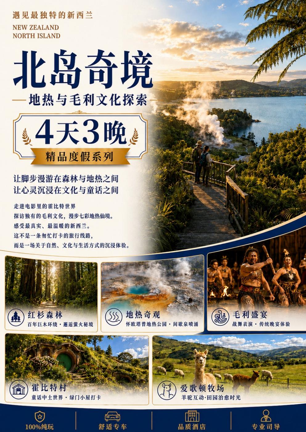 北岛4天3晚奇境 行程详情