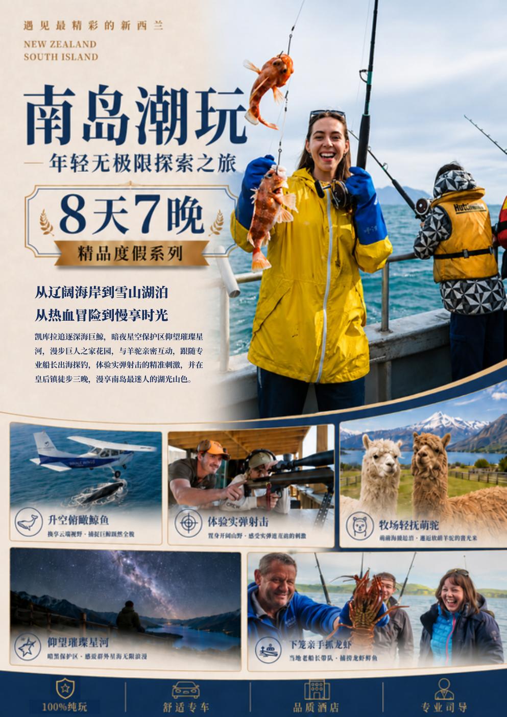 南岛8天7晚潮玩 行程详情