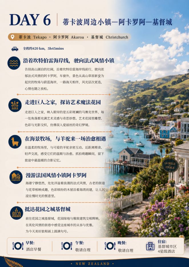 南岛8天7晚潮玩 行程详情