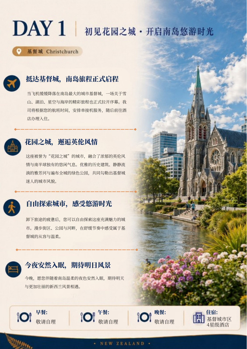 南岛9天8晚悠游 行程详情