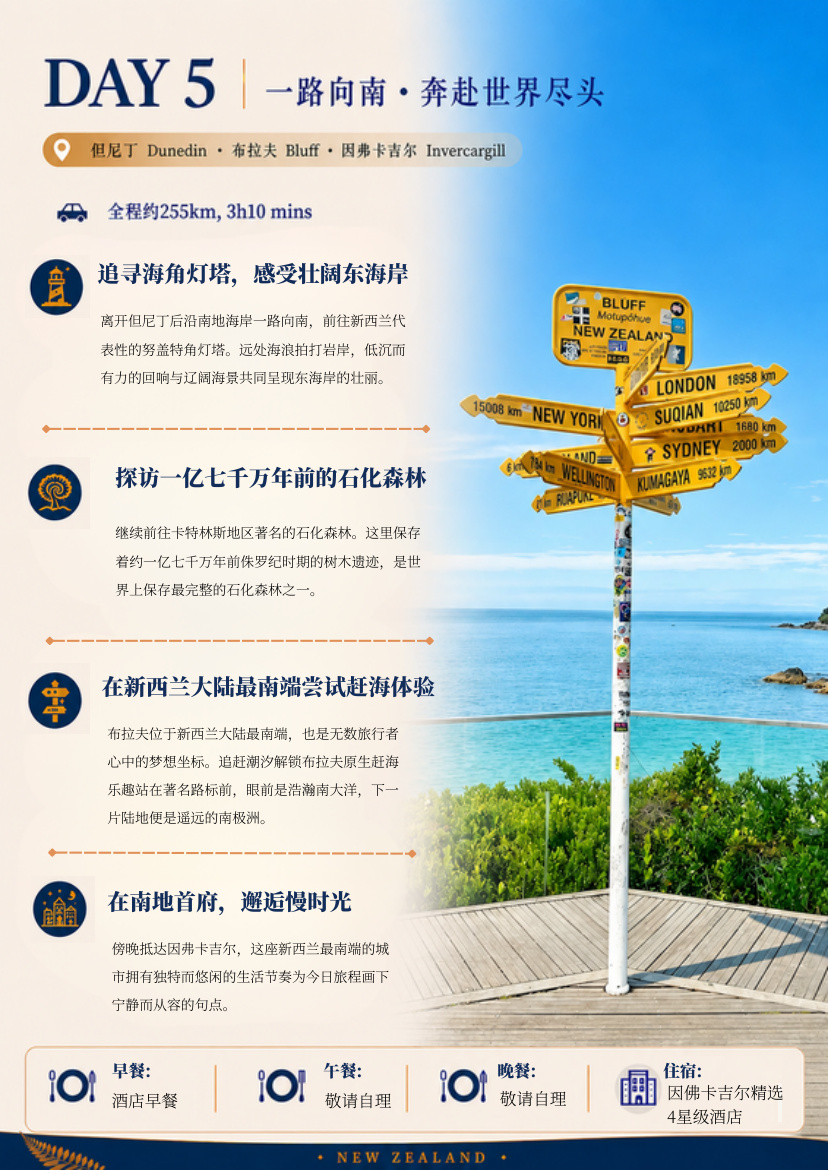 南岛9天8晚悠游 行程详情