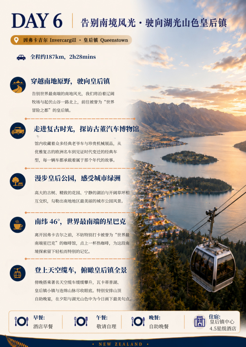 南岛9天8晚悠游 行程详情