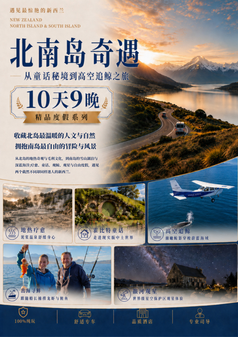 北南岛10天9晚 行程详情
