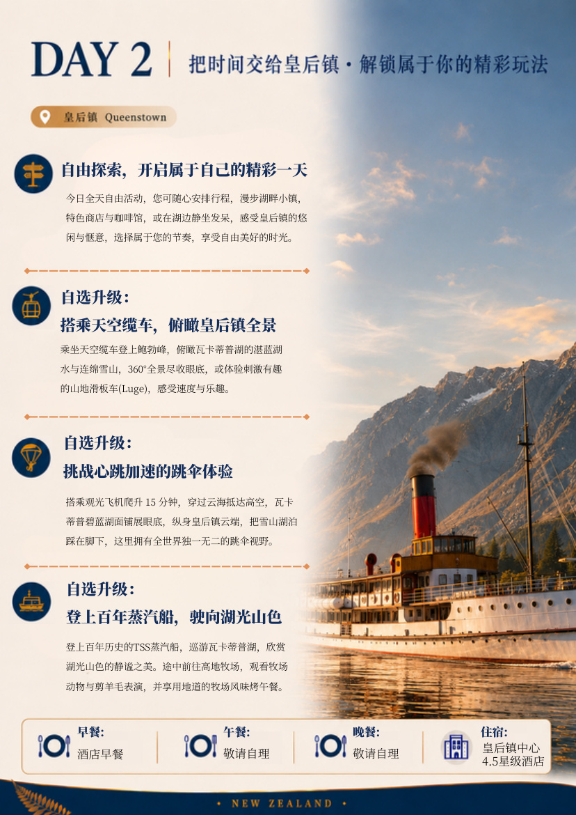 南北岛11天10晚探索 行程详情