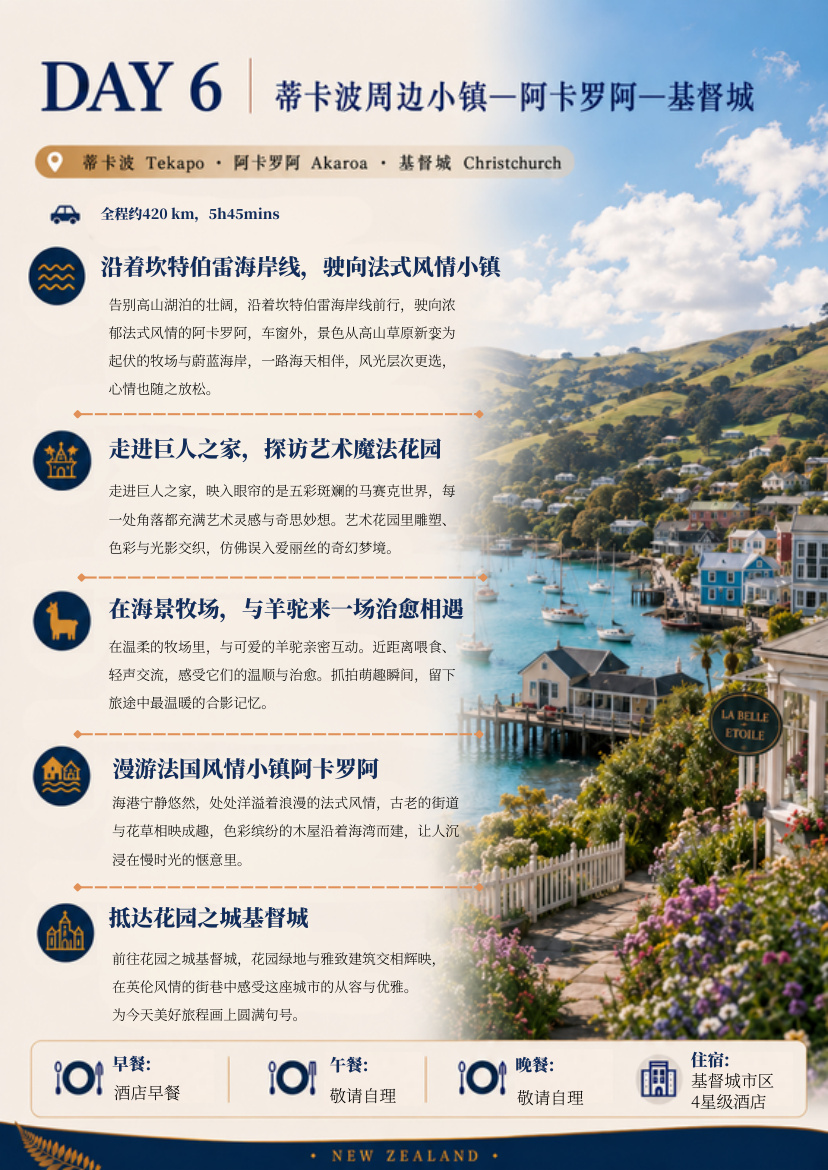 南北岛11天10晚探索 行程详情