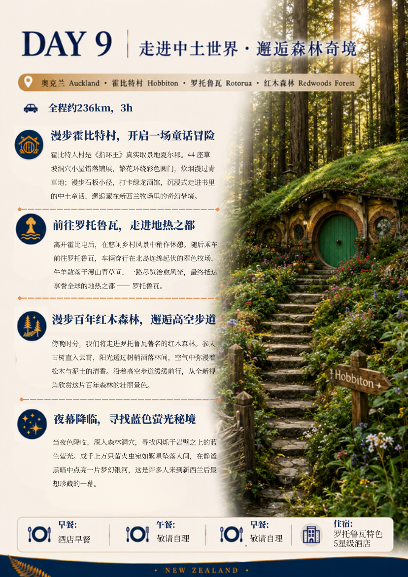南北岛11天10晚探索 行程详情