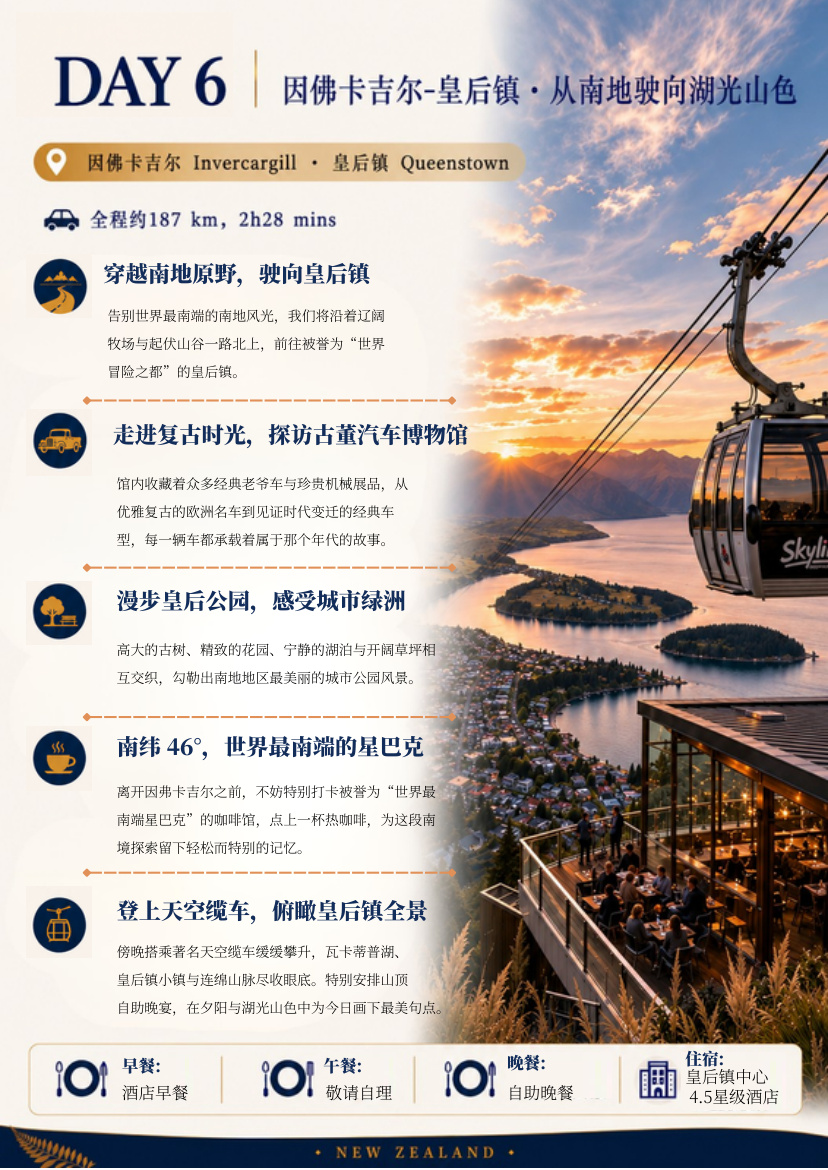 南北岛11天10晚悦享 行程详情